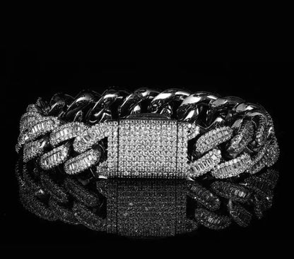 Bust-down Cuban Bracelet